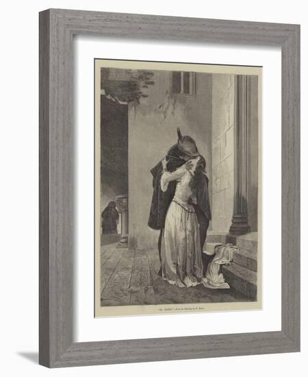 Il Bacio-Francesco Hayez-Framed Giclee Print