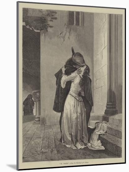 Il Bacio-Francesco Hayez-Mounted Giclee Print