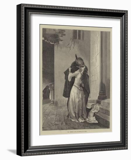 Il Bacio-Francesco Hayez-Framed Giclee Print