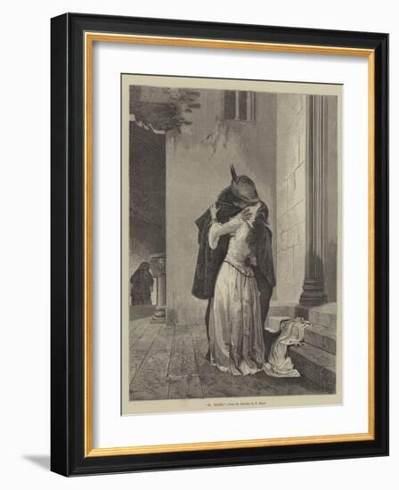 Il Bacio-Francesco Hayez-Framed Giclee Print