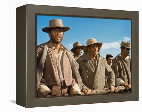 IL BUONO, IL BRUTO, IL CATTIVO / THE GOOD THE BAD AND THE UGLY, 1966 directed by SERGIO LEONE (phot-null-Framed Stretched Canvas