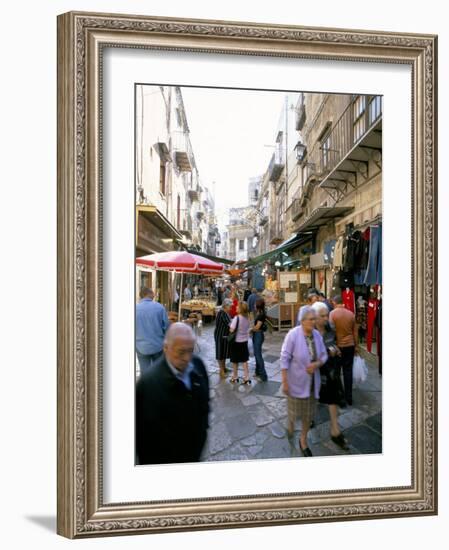 Il Capo Market, Palermo, Island of Sicily, Italy, Mediterranean-Oliviero Olivieri-Framed Photographic Print