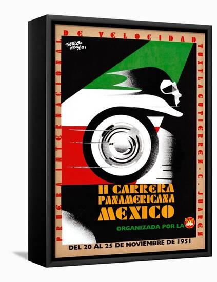 Il Carrera Panamericana Mexico-Carlo Vega-Framed Stretched Canvas