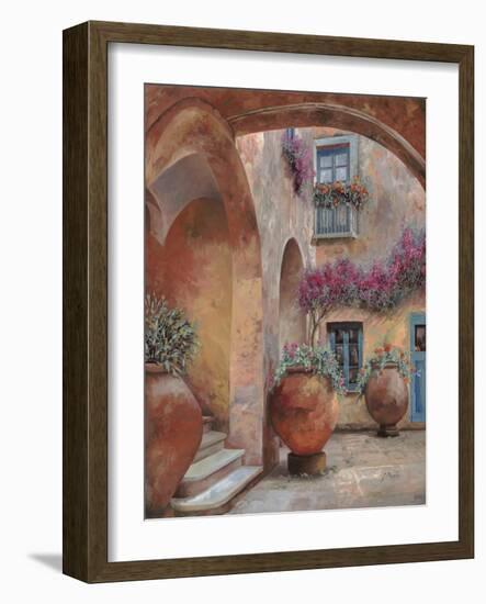 Il Cortile dell'arco-Guido Borelli-Framed Giclee Print