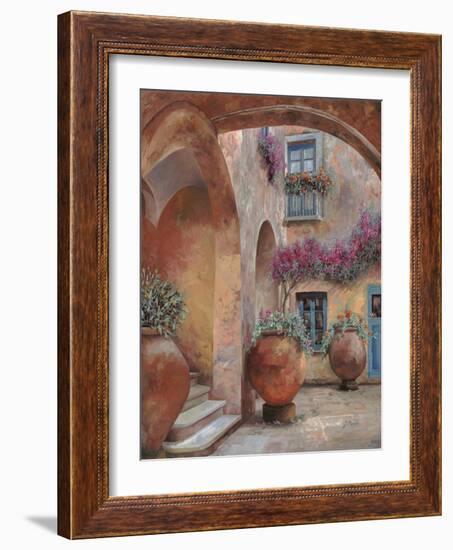 Il Cortile dell'arco-Guido Borelli-Framed Giclee Print