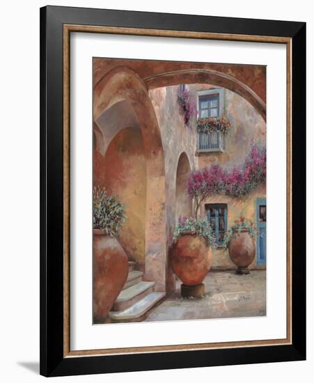 Il Cortile dell'arco-Guido Borelli-Framed Giclee Print