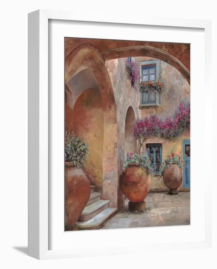 Il Cortile dell'arco-Guido Borelli-Framed Giclee Print