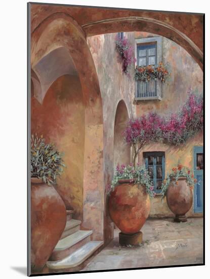 Il Cortile dell'arco-Guido Borelli-Mounted Giclee Print