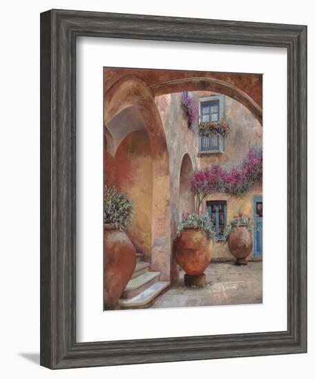 Il Cortile dell'arco-Guido Borelli-Framed Giclee Print