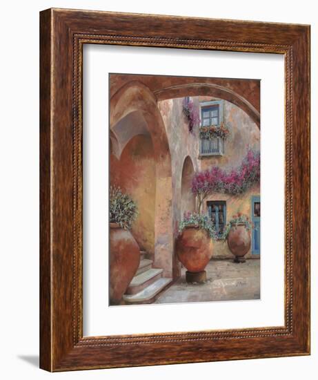 Il Cortile dell'arco-Guido Borelli-Framed Giclee Print