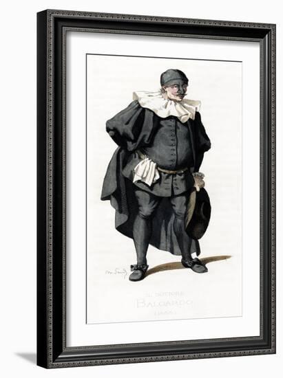 Il Dottore Baloardo costume-Maurice Sand-Framed Giclee Print