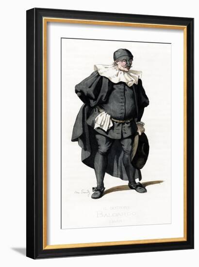 Il Dottore Baloardo costume-Maurice Sand-Framed Giclee Print