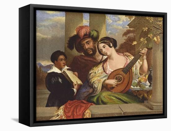 Il Duetto-William Etty-Framed Premier Image Canvas