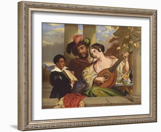 Il Duetto-William Etty-Framed Giclee Print