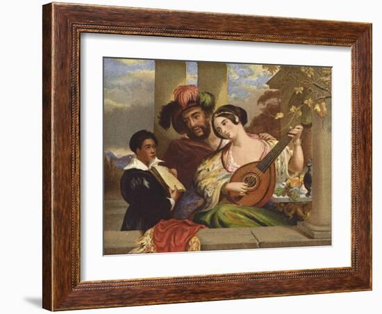 Il Duetto-William Etty-Framed Giclee Print