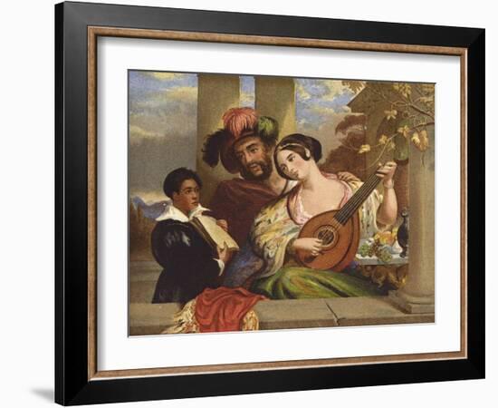 Il Duetto-William Etty-Framed Giclee Print