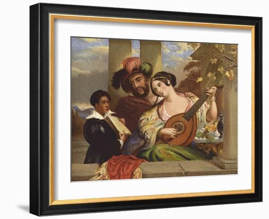 Il Duetto-William Etty-Framed Giclee Print