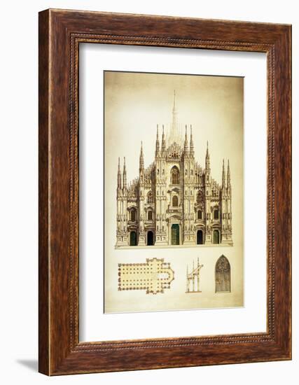 Il Duomo di Milano-Libero Patrignani-Framed Art Print