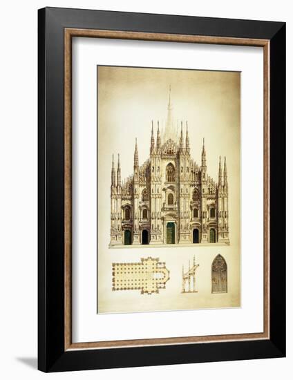 Il Duomo di Milano-Libero Patrignani-Framed Art Print