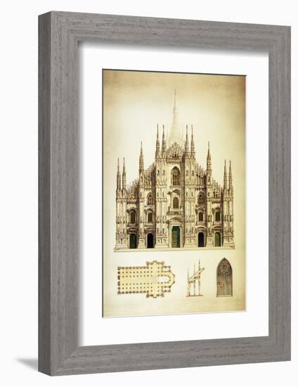 Il Duomo di Milano-Libero Patrignani-Framed Art Print