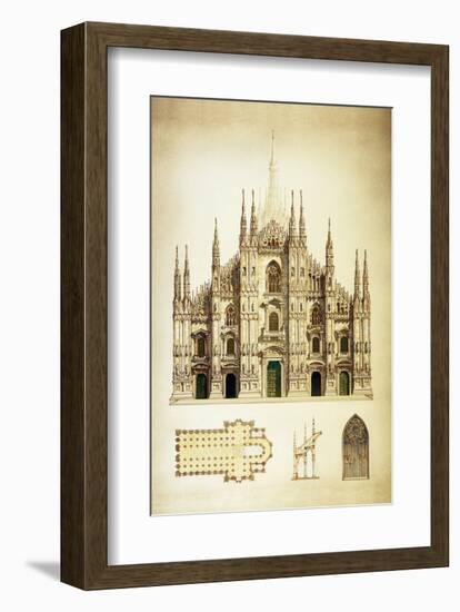 Il Duomo di Milano-Libero Patrignani-Framed Art Print