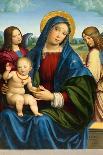 Madonna and Child with Two Angels, c.1495-1500-Il Francia-Mounted Giclee Print