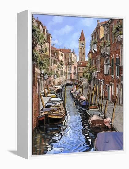 Il Gatto Nero a Venezia-Guido Borelli-Framed Premier Image Canvas