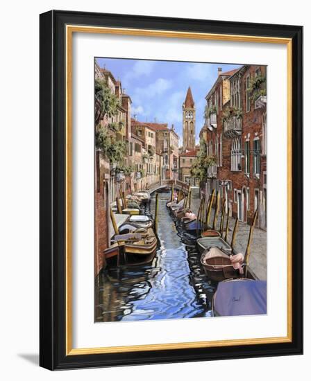 Il Gatto Nero a Venezia-Guido Borelli-Framed Giclee Print