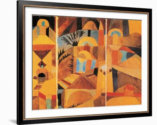 Il Giardino del Tempio-Paul Klee-Framed Art Print