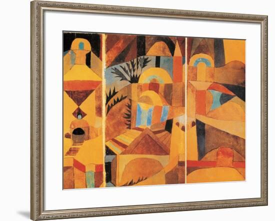 Il Giardino del Tempio-Paul Klee-Framed Art Print