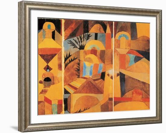 Il Giardino del Tempio-Paul Klee-Framed Art Print