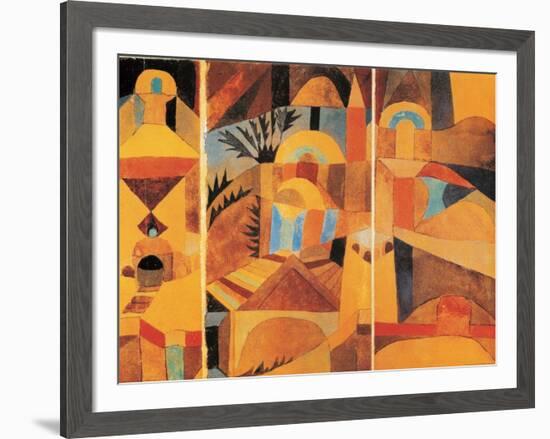 Il Giardino del Tempio-Paul Klee-Framed Art Print