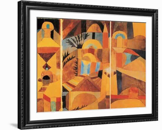 Il Giardino del Tempio-Paul Klee-Framed Art Print