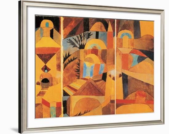 Il Giardino del Tempio-Paul Klee-Framed Art Print