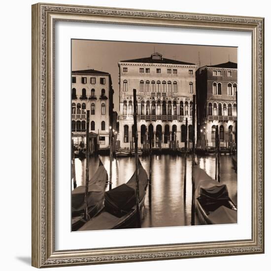 Il Gran Canale di Notte-Alan Blaustein-Framed Photographic Print