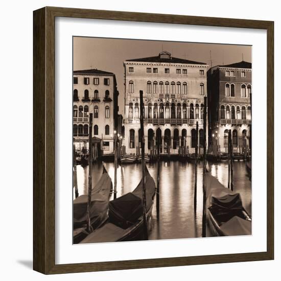 Il Gran Canale di Notte-Alan Blaustein-Framed Photographic Print