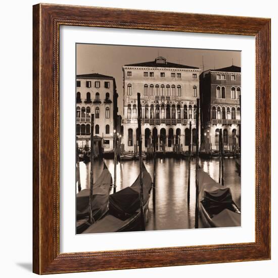 Il Gran Canale di Notte-Alan Blaustein-Framed Photographic Print