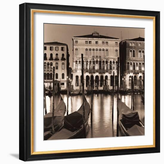 Il Gran Canale di Notte-Alan Blaustein-Framed Photographic Print