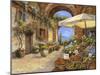 Il Mercato del Lago-Guido Borelli-Mounted Giclee Print