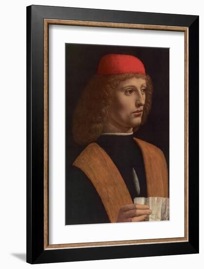 Il Musicista-Leonardo da Vinci-Framed Premium Giclee Print