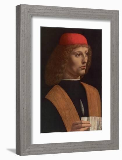 Il Musicista-Leonardo da Vinci-Framed Premium Giclee Print