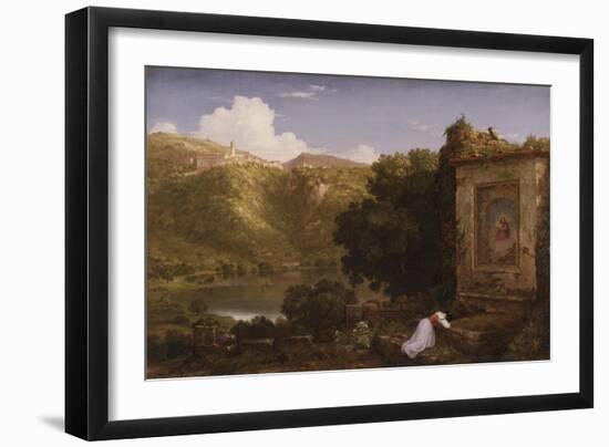 Il Penseroso, 1845-Thomas Cole-Framed Giclee Print