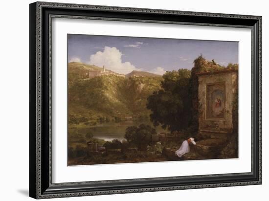 Il Penseroso, 1845-Thomas Cole-Framed Giclee Print