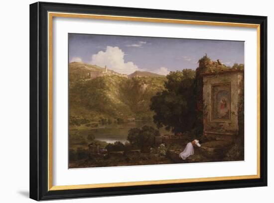 Il Penseroso, 1845-Thomas Cole-Framed Giclee Print