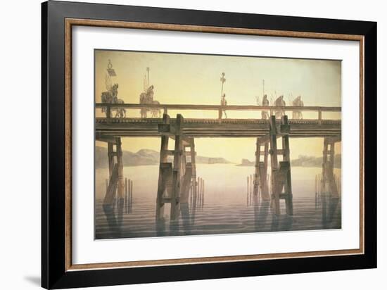 Il Ponte Di Cesare, 1814-Sir John Soane-Framed Giclee Print