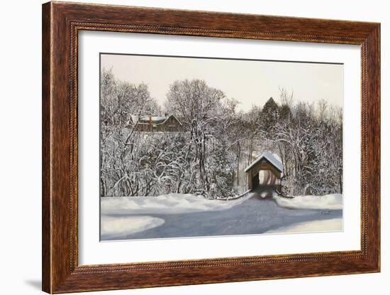 Il Ponte Di Legno Coperto-Guido Borelli-Framed Giclee Print