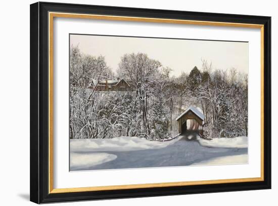 Il Ponte Di Legno Coperto-Guido Borelli-Framed Giclee Print