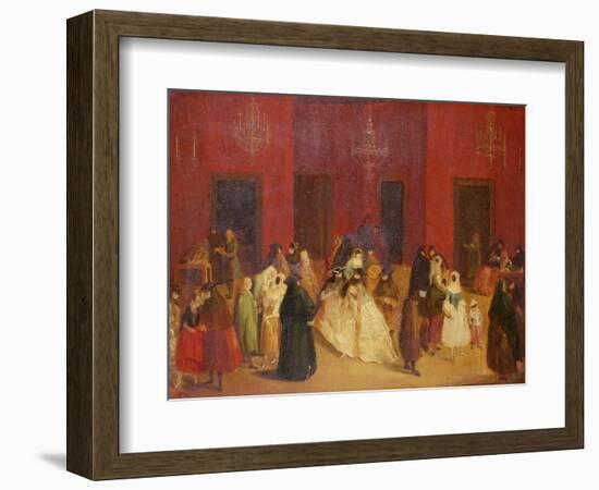 Il Ridotto Di Ca Giustiniani, Venice-Pietro Longhi-Framed Giclee Print