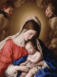 The Madonna with Sleeping Christ Child-Il Sassoferrato-Giclee Print