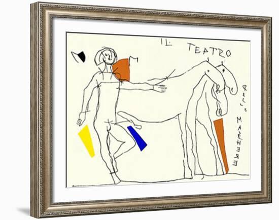 Il Teatro-Marino Marini-Framed Serigraph